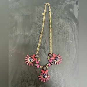 Magenta & Burgundy J.Crew 20” necklace